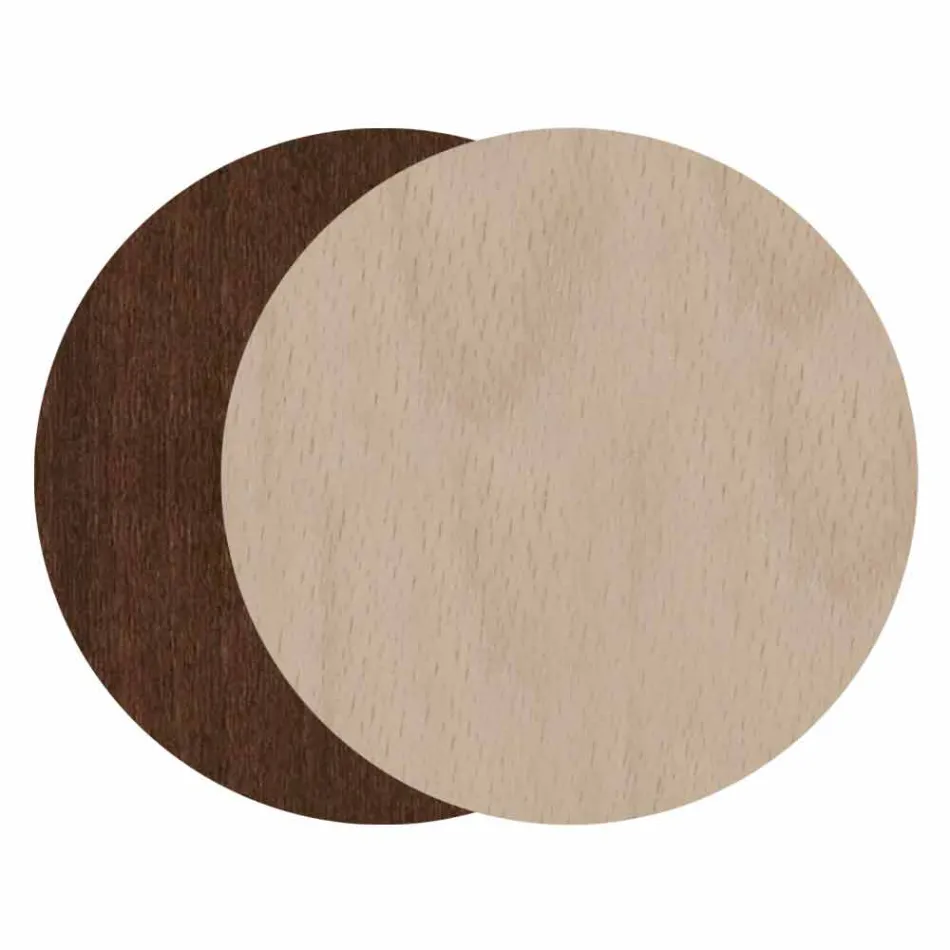 Moderne Elegant Rektangulær Design Paraplystativ i dekoreret træ - Dekoro Viadurini