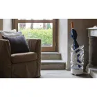 Paraplystativ i moderne design i farvet jern fremstillet i Italien - Olfeo Viadurini