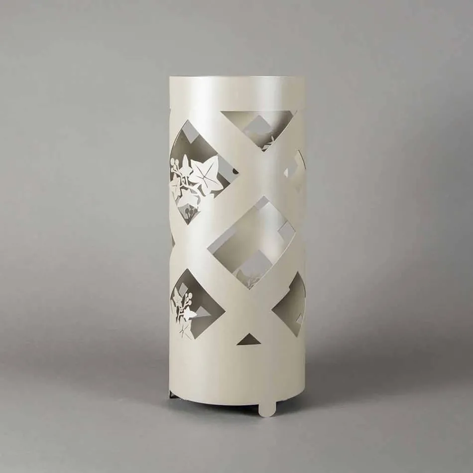 Paraplystativ i farvet strygejern af moderne design fremstillet i Italien - Enrica Viadurini