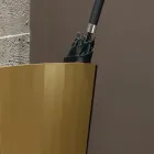 Paraplystativ i guld- og bronzemalet metalplade Made in Italy - Azalea Viadurini