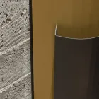 Paraplystativ i guld- og bronzemalet metalplade Made in Italy - Azalea Viadurini