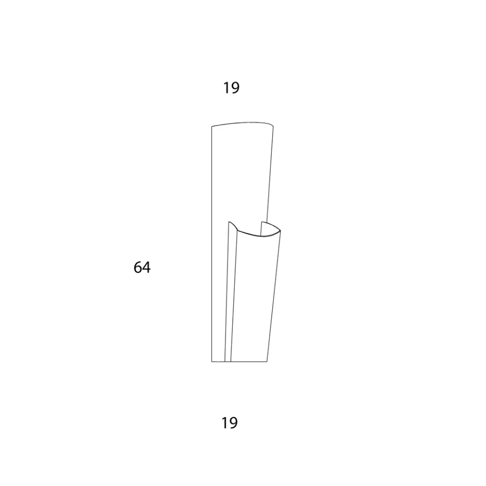 Paraplystativ i guld- og bronzemalet metalplade Made in Italy - Azalea Viadurini