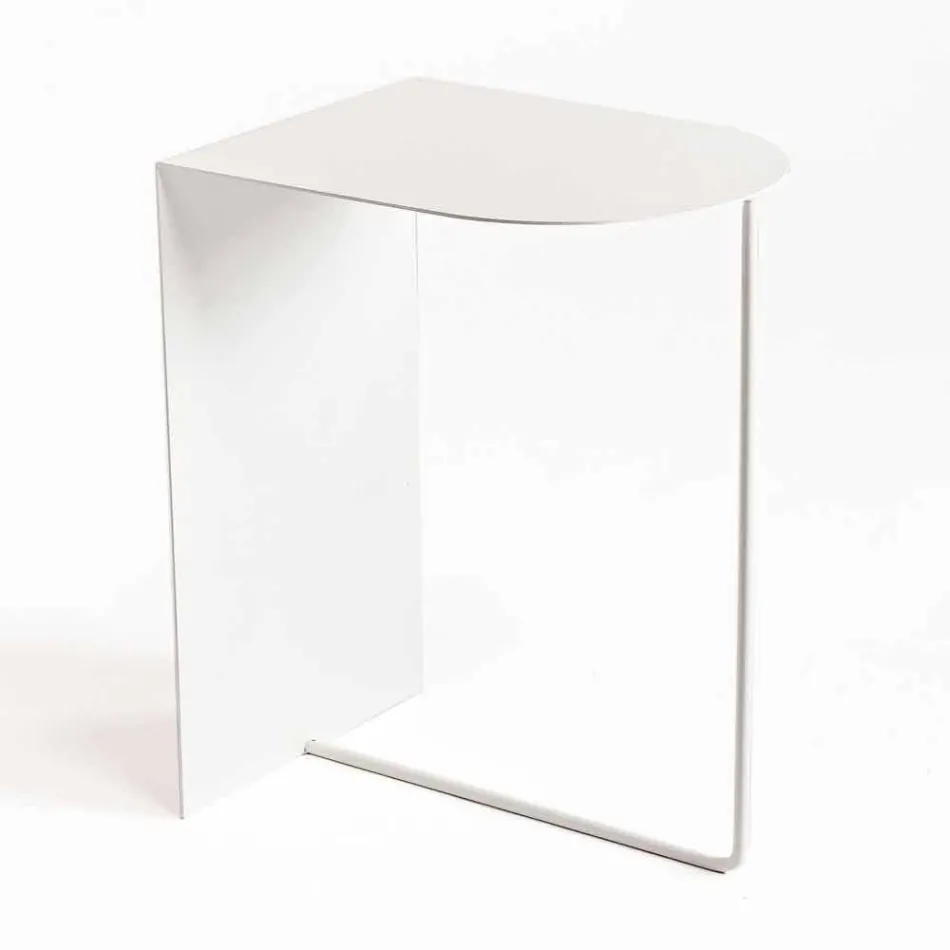 Moderne gulvmagasinstativ i farvet stål fremstillet i Italien - Marinella Viadurini