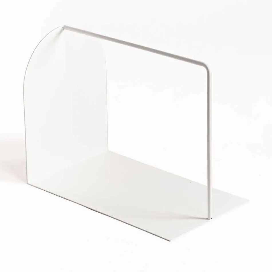 Moderne gulvmagasinstativ i farvet stål fremstillet i Italien - Marinella Viadurini