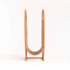 Rundt design stålmagasinstativ lavet i Italien - øse Viadurini