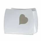 Design magasinhylde i læder med et moderne Beatrice design Viadurini