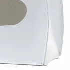 Design magasinhylde i læder med et moderne Beatrice design Viadurini