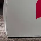 Design magasinhylde i læder med et moderne Beatrice design Viadurini