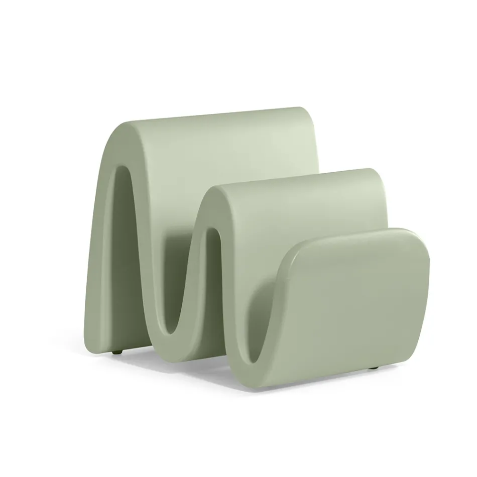 Moderne farvet polyethylen magasinstativ lavet i Italien - Munoz Viadurini