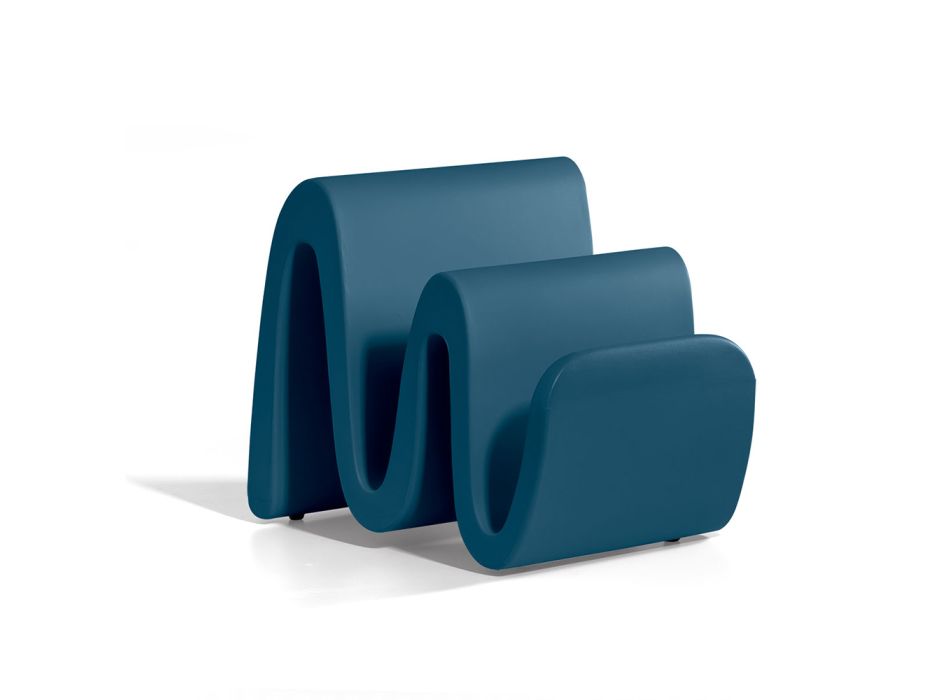 Moderne farvet polyethylen magasinstativ lavet i Italien - Munoz Viadurini