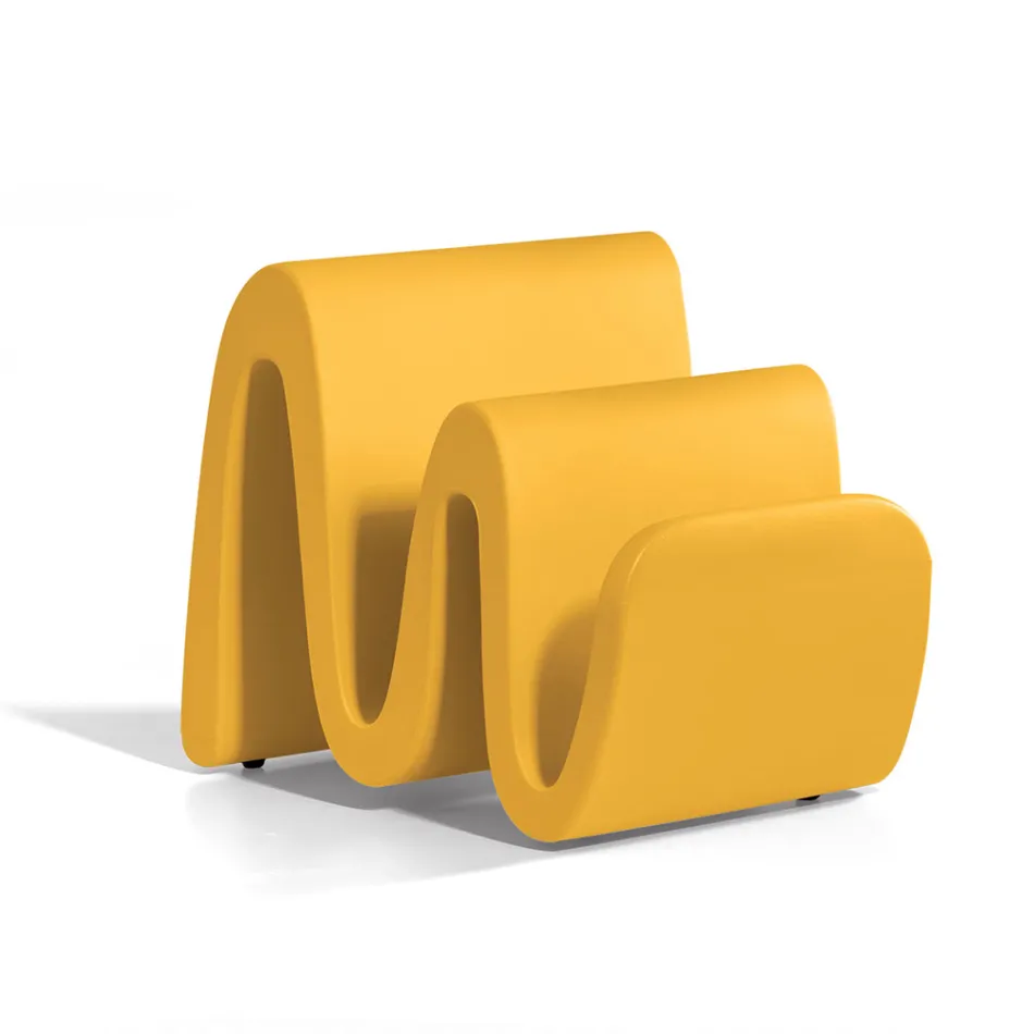 Moderne farvet polyethylen magasinstativ lavet i Italien - Munoz Viadurini