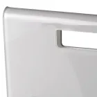 Stue Magasinstativ i Farvet Akryl Krystal Fremstillet i Italien - Osafo Viadurini