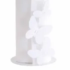 Moderne køkkenrulleholder i hvidt, beige eller elfenben jern fremstillet i Italien - Leiden Viadurini