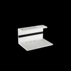 Tandbørsteholder i hvid eller sort Corian, designbadeværelse - Elono Viadurini