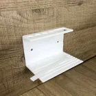 Tandbørsteholder til badeværelse i hvid Corian designkvalitet fremstillet i Italien - Elono Viadurini