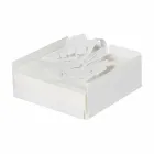 Moderne lavblomster serviettholder i jernblå, hvid eller mudder - Marken Viadurini