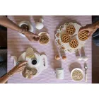 Design Æggebæger i hvid Carrara-marmor fremstillet i Italien, 2 stykker - Picca Viadurini