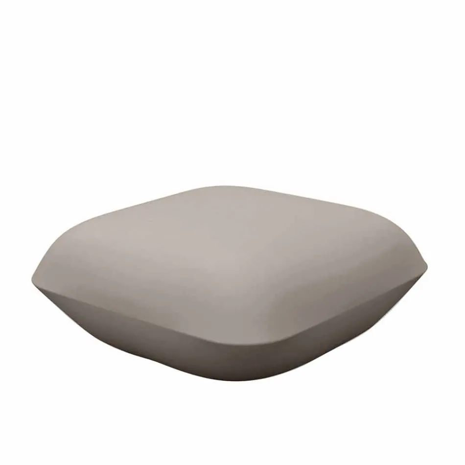 Pude af Vondom design udendørs pouf i polyethylen. 67x67 cm Viadurini