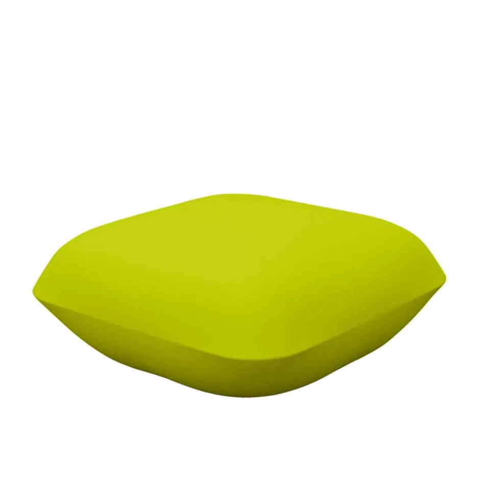 Pude af Vondom design udendørs pouf i polyethylen. 67x67 cm Viadurini
