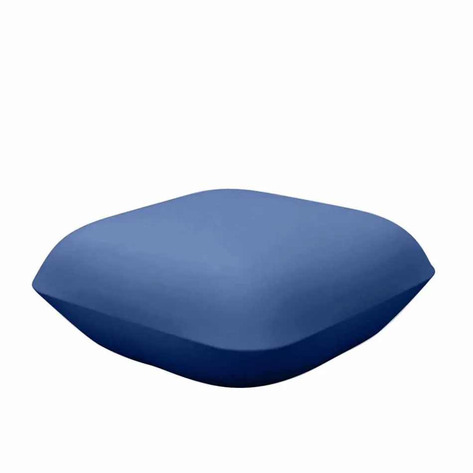 Pude af Vondom design udendørs pouf i polyethylen. 67x67 cm Viadurini