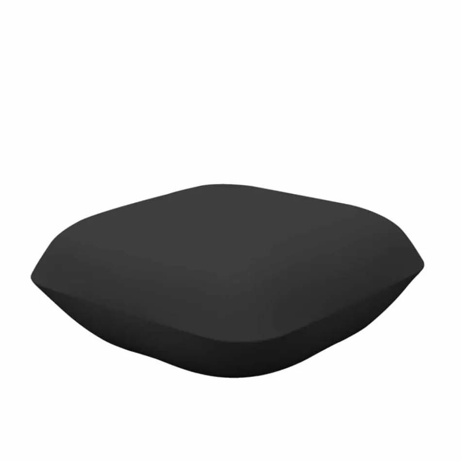 Pude af Vondom design udendørs pouf i polyethylen. 67x67 cm Viadurini