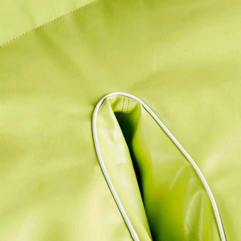 Puf udvendig og indvendig imiteret læder vandafvisende nautiske Philo Viadurini