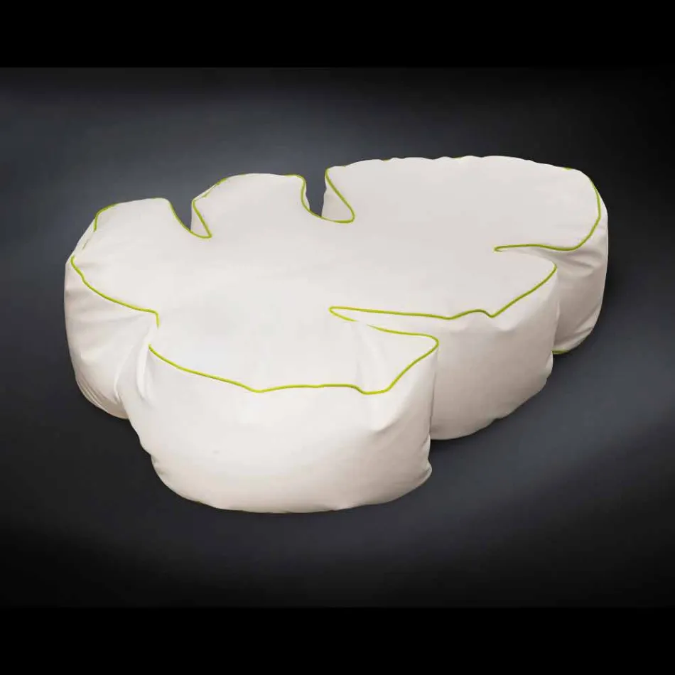 Puf udvendig og indvendig imiteret læder vandafvisende nautiske Philo Viadurini