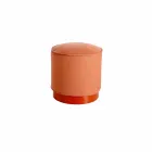 Pouf til udendørs, i polyethylen og stof eller læder - Mara Slide Viadurini