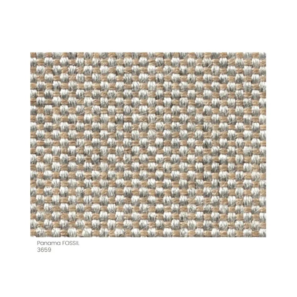 Havepuf polstret og dækket af stof lavet i Italien - Smør Viadurini