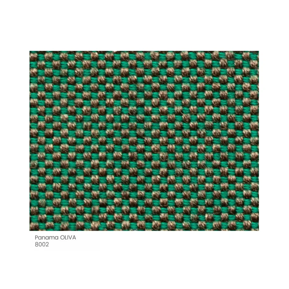 Havepuf polstret og dækket af stof lavet i Italien - Smør Viadurini