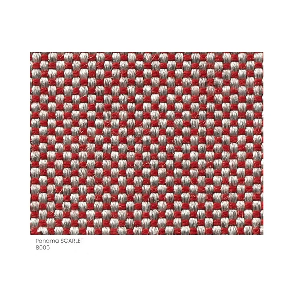 Havepuf polstret og dækket af stof lavet i Italien - Smør Viadurini