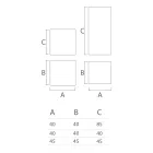 Havepuf i polyethylen 8 overflader lavet i Italien - Viky Viadurini