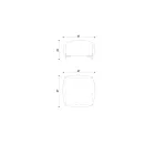 Havepuf i stof med metalfødder lavet i Italien - Smør Viadurini