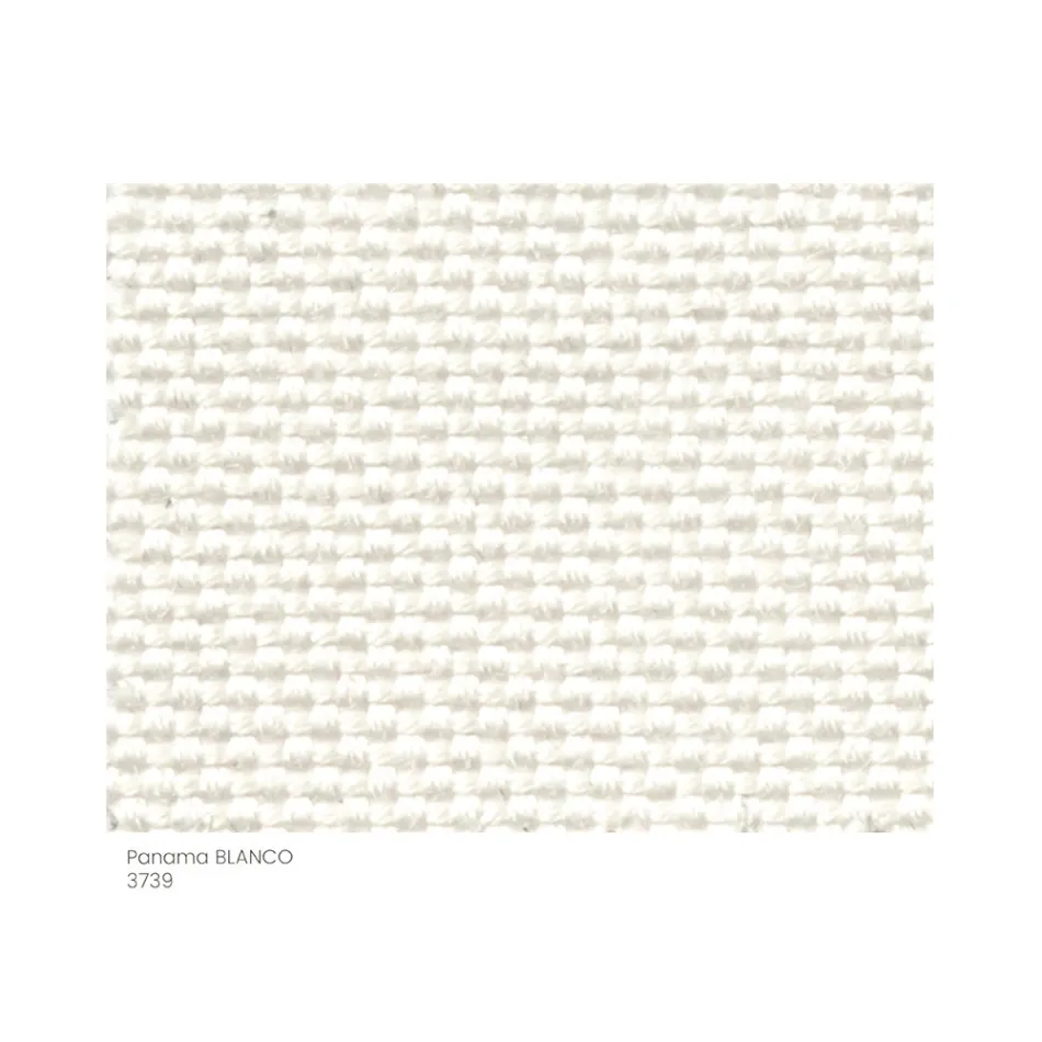 Havepuf i stof med metalfødder lavet i Italien - Smør Viadurini