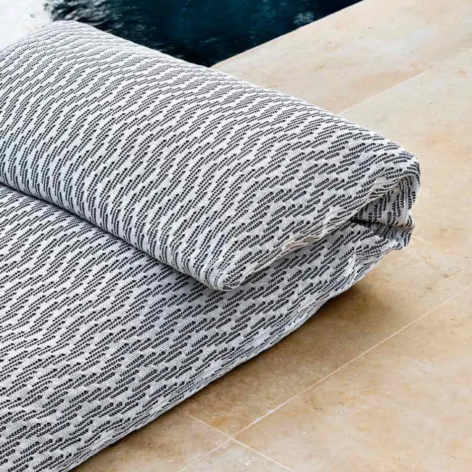 Design Single Outdoor Daybed puf, høj kvalitet lavet i Italien - Emanuela Viadurini