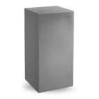 Dekorativ puf i polyethylen 8 overflader lavet i Italien - Viky Viadurini