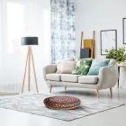 Puf i jute og polystyren i 2 forskellige størrelser - Rust Viadurini