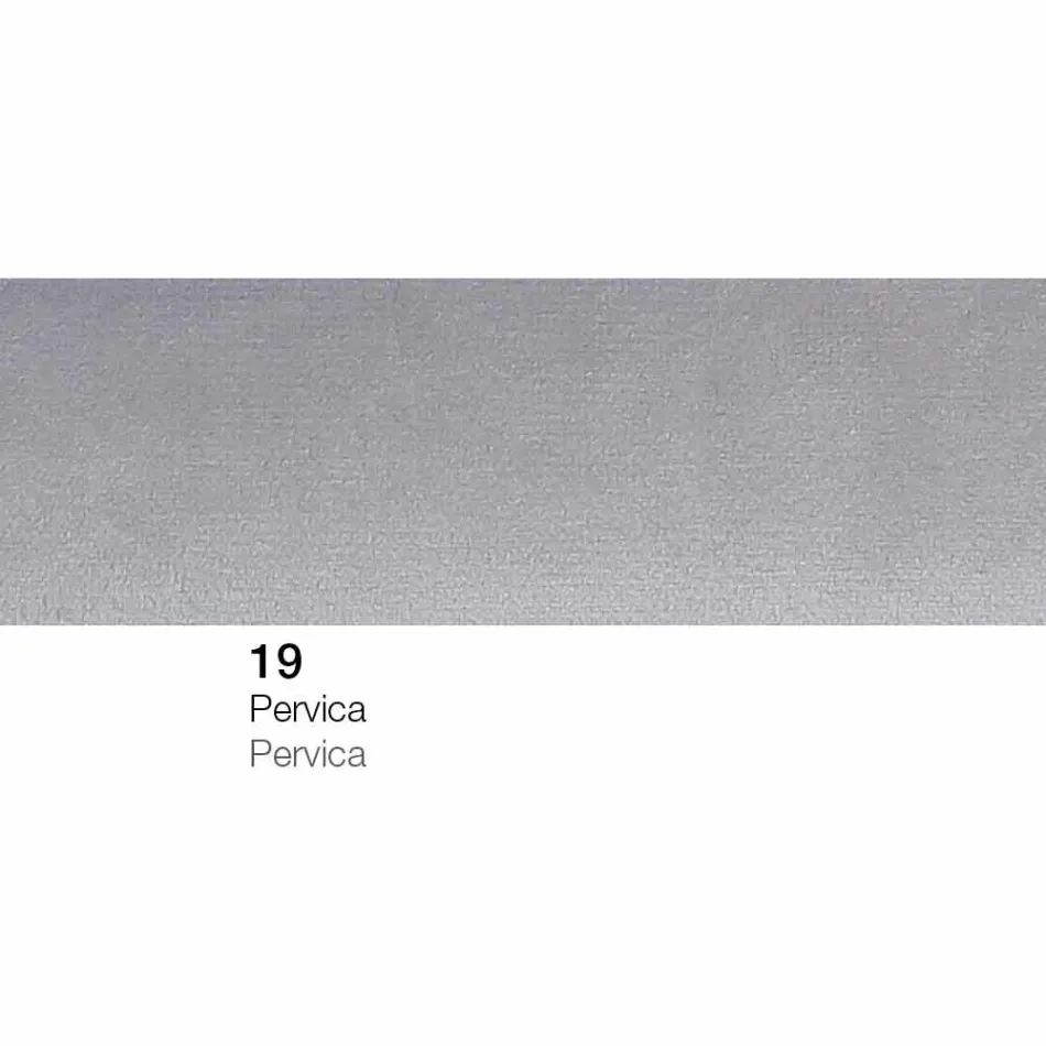 Puf-firkantet fodstøtte polstret og overdækket i stof fremstillet i Italien - Marli Viadurini