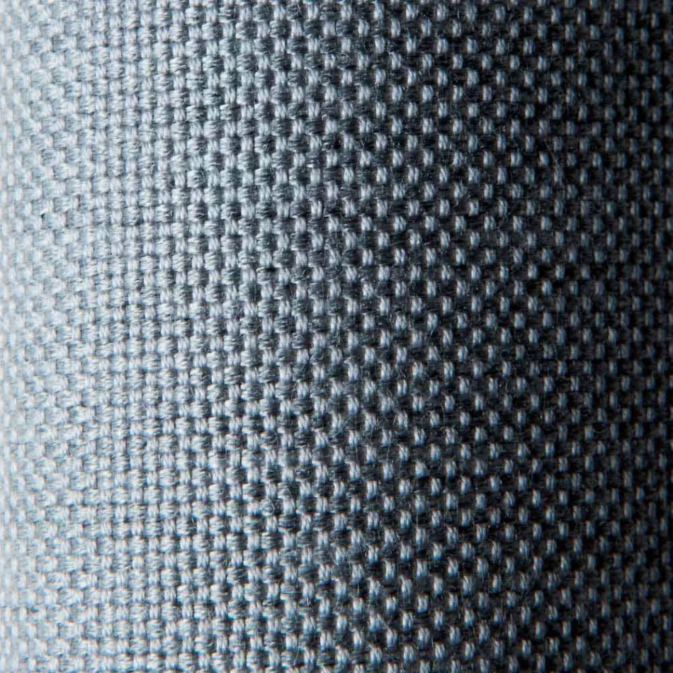 Firkantet udendørs designpouf i metal og stof fremstillet i Italien - Selia Viadurini