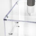 Praktisk fritstående skrivebord i gennemsigtig plexiglas fremstillet i Italien - Ghea Viadurini