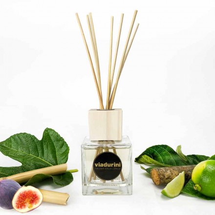 Bamboo Lime Fragrance Home Air Freshener 200 ml med Sticks - Ariadicapri Viadurini
