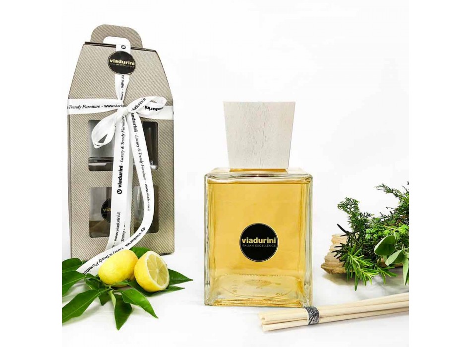 Bergamot Fragrance Ambient Air Freshener 2,5 Lt with Sticks - Ladolcesicilia Viadurini