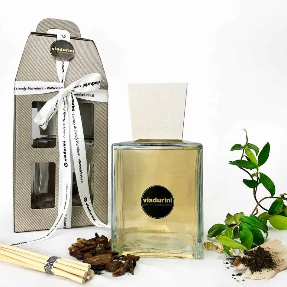 Room Fragrance Oud Wood 2.5 Lt with Sticks - Ventodisardegna Viadurini