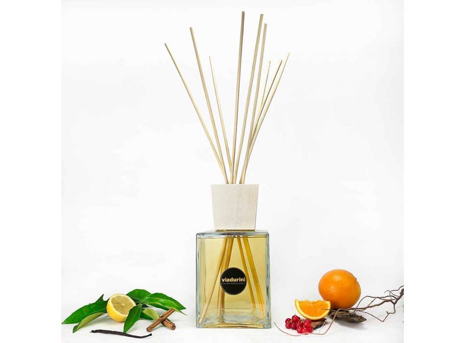 Room Fragrance Mandarin and Cinnamon 2,5 Lt with Sticks - Lamaddalena Viadurini