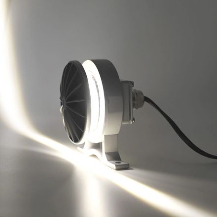 5W udendørs LED-spotlight i aluminiumsgrå finish - Dayane Viadurini