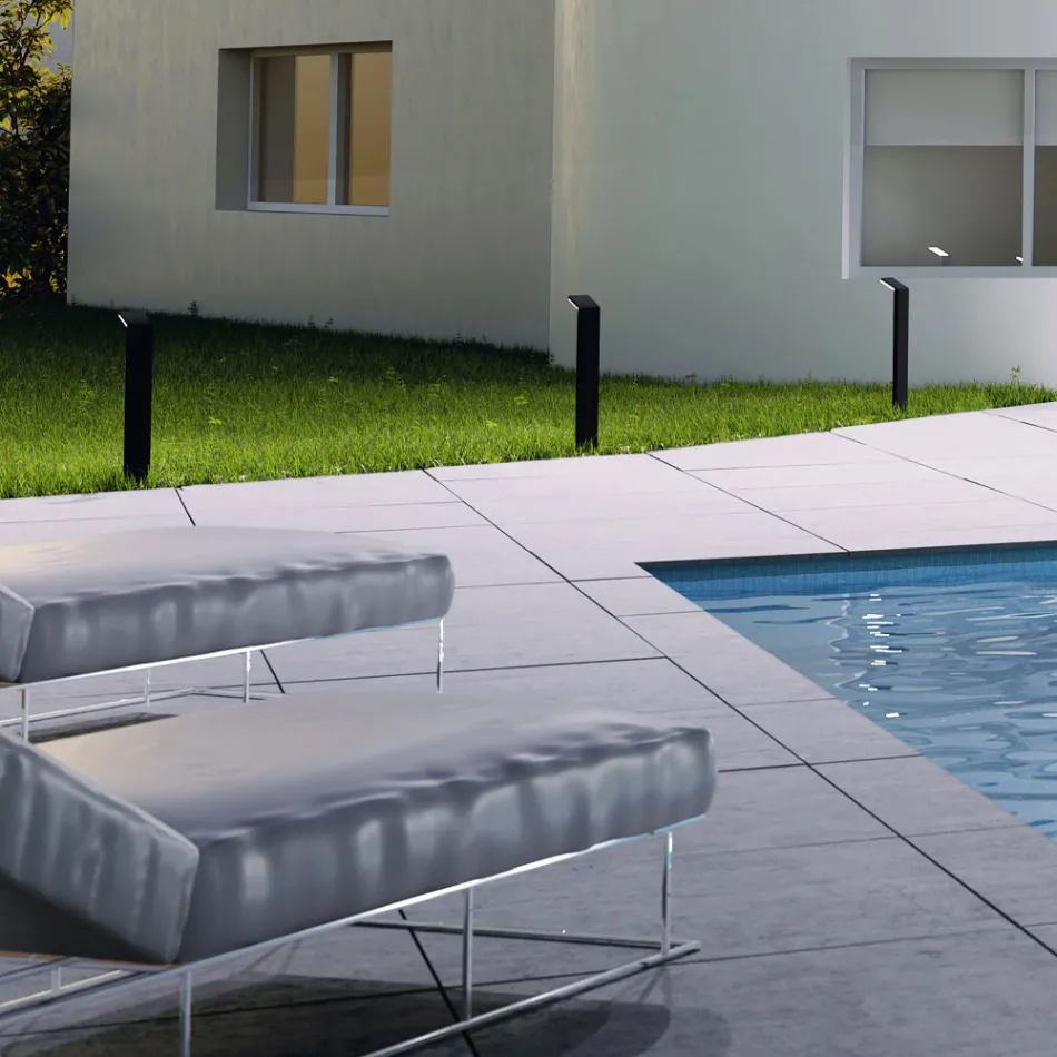 Udendørs Led Spotlight i Hvid eller Sort Aluminium - Have Viadurini