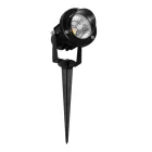 Projektor LED forsænket spotlight i matsort aluminium 4 stk - Obrina Viadurini