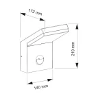 Udendørs LED-projektor i aluminium med bevægelsessensor - Nerea Viadurini
