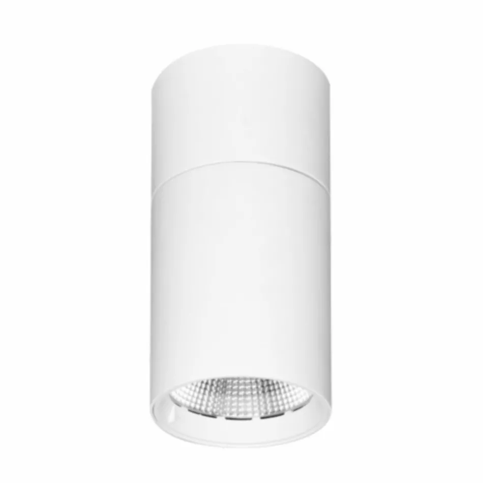 Justerbar Led-loftslampe i hvid eller sort aluminium - punkt Viadurini