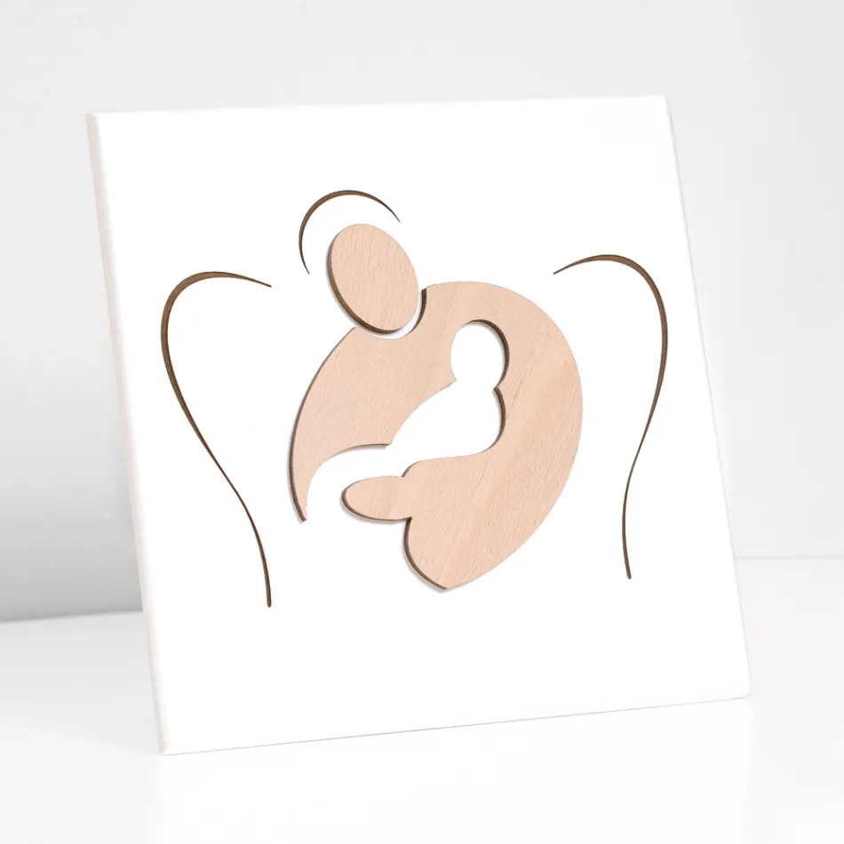 Lille billede, der viser Sweet Embrace Laser Engraved Made in Italy - Angelica Viadurini